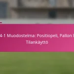 3-2-4-1 Muodostelma: Positiopeli, Pallon liike, Tilankäyttö