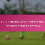 3-2-4-1 Muodostelman Näkemykset: Tiimihenki, Viestintä, Synergia