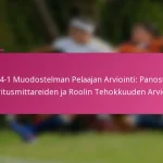 3-2-4-1 Muodostelman Pelaajan Arviointi: Panosten, Suoritusmittareiden ja Roolin Tehokkuuden Arviointi