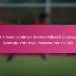 3-2-4-1 Muodostelman Roolien Väliset Riippuvuudet: Synergia, Yhteistyö, Vastavuoroinen Tuki