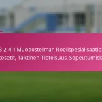 3-2-4-1 Muodostelman Roolispesialisaatio: Taitosetit, Taktinen Tietoisuus, Sopeutumiskyky