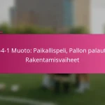 3-2-4-1 Muoto: Paikallispeli, Pallon palautus, Rakentamisvaiheet