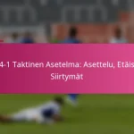 3-2-4-1 Taktinen Asetelma: Asettelu, Etäisyys, Siirtymät