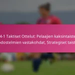 3-2-4-1 Taktiset Ottelut: Pelaajien kaksintaistelut, Muodostelmien vastakohdat, Strategiset taistelut