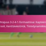 Johtajuus 3-2-4-1-formaatissa: Kapteenin rooli, Kenttäviestintä, Tiimidynamiikka