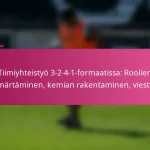 Tiimiyhteistyö 3-2-4-1-formaatissa: Roolien ymmärtäminen, kemian rakentaminen, viestintä